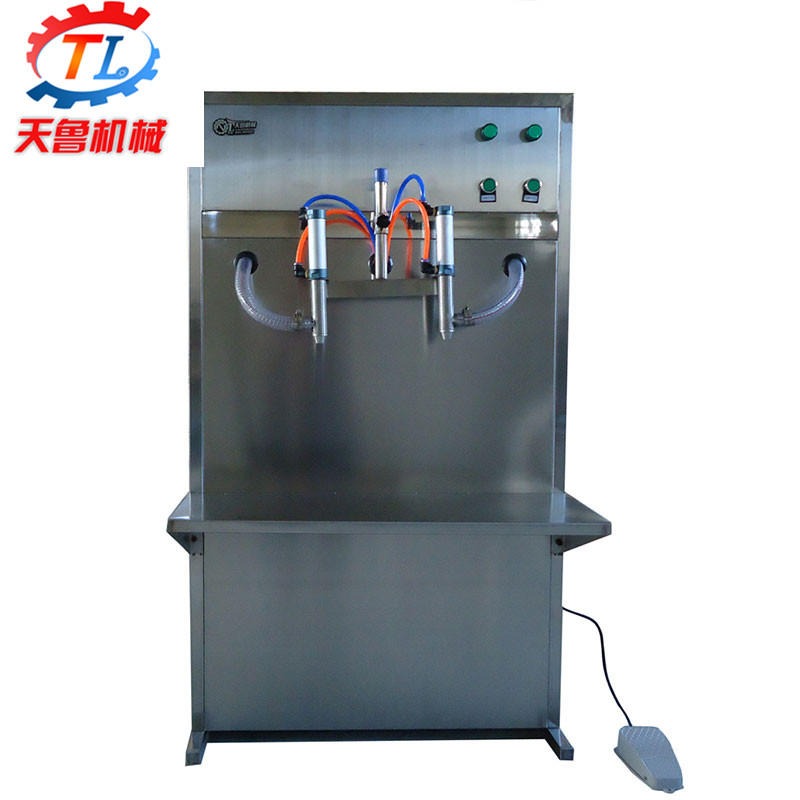 天鲁 CZG-2 洗手液灌装机 半自动液体灌装机 称重液体灌装 加工定制