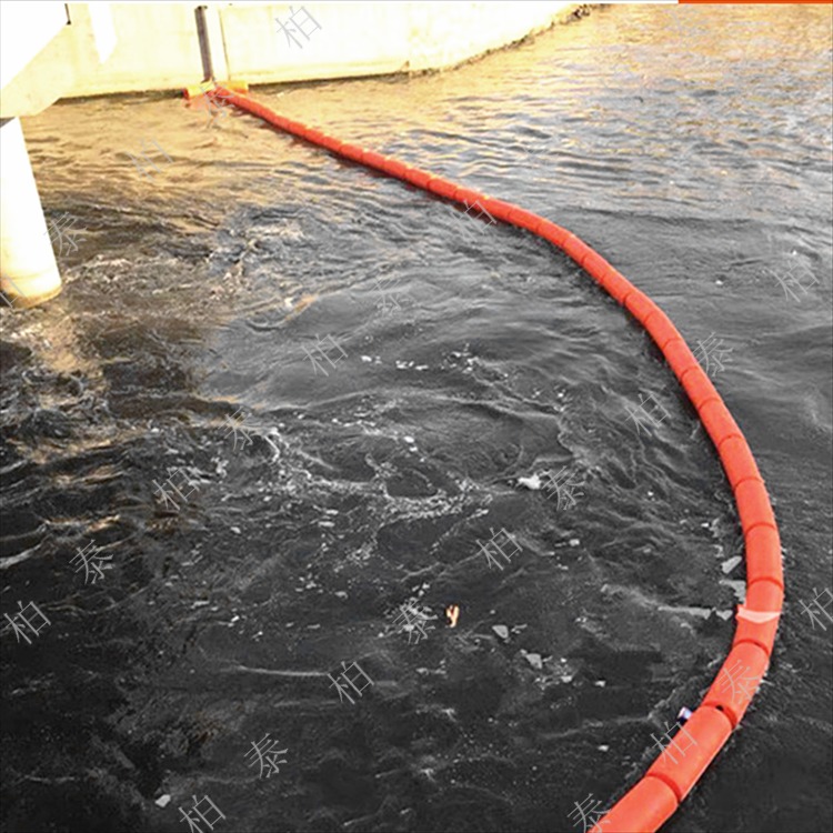 水上拦垃圾浮球 浮式拦污排拦污浮筒供应