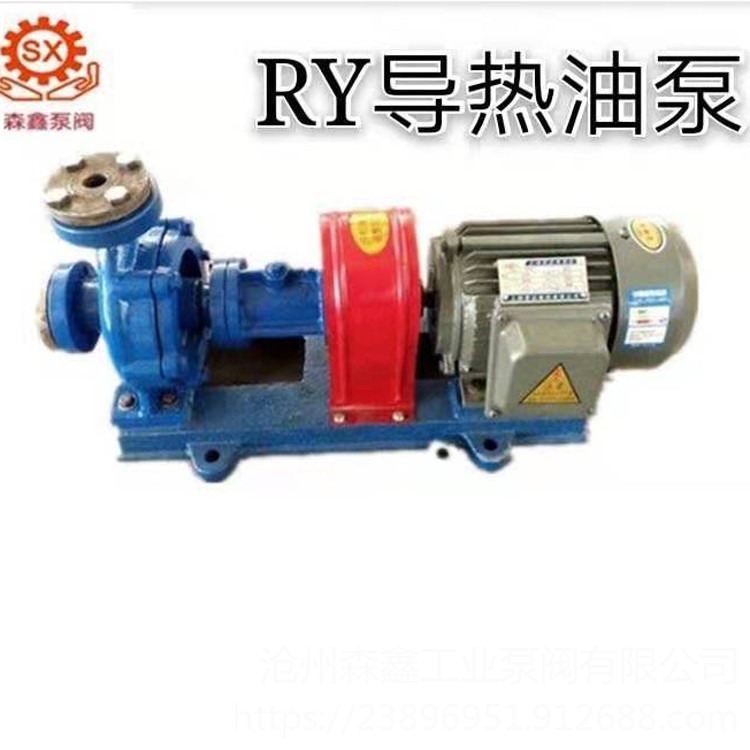 高温导热油泵 森鑫 RY风冷式导热油泵 RY25-25-160 锅炉循环泵
