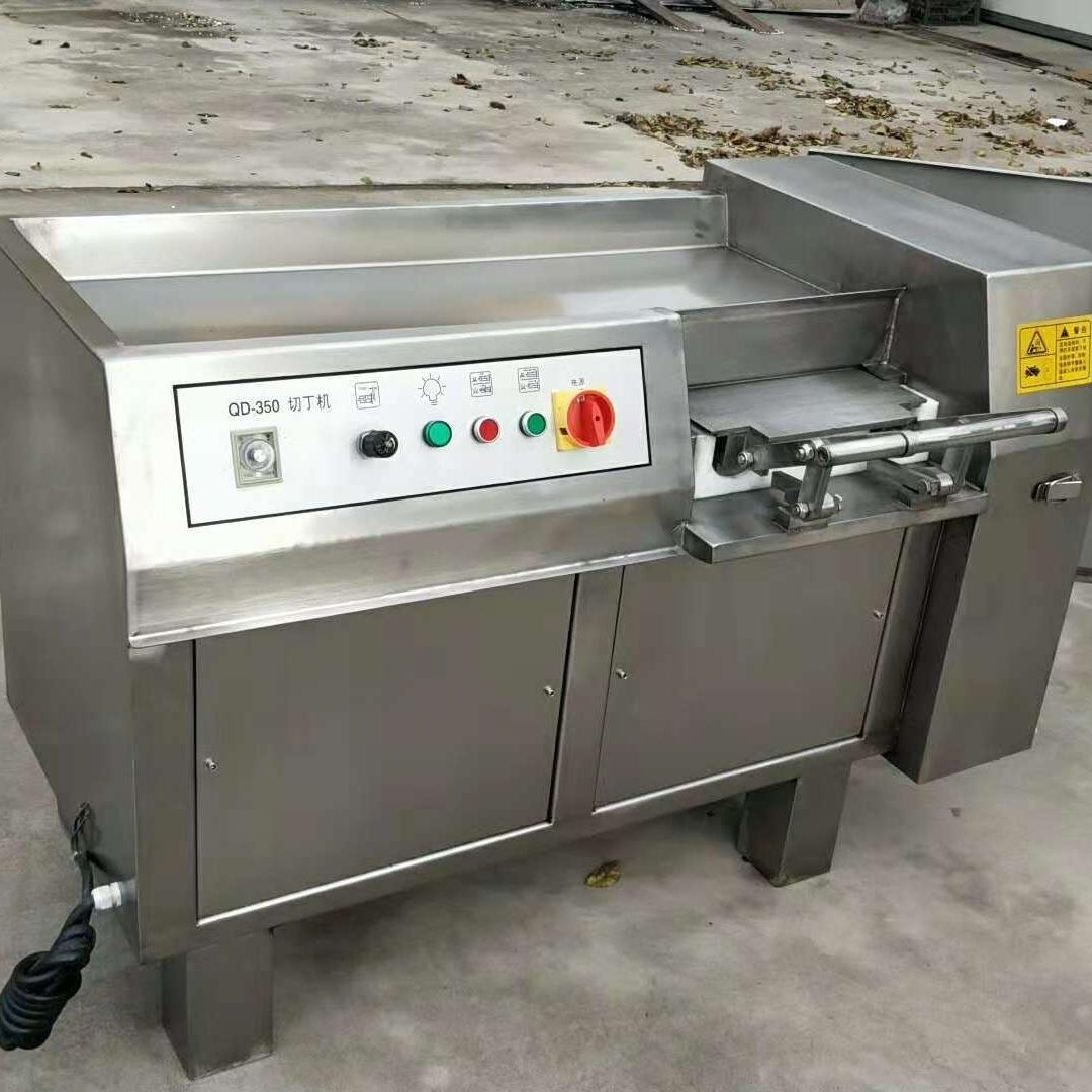 小型冻肉切丁机 冻盘鱼肉切丁机 350型土豆切丁机 义康制造图片