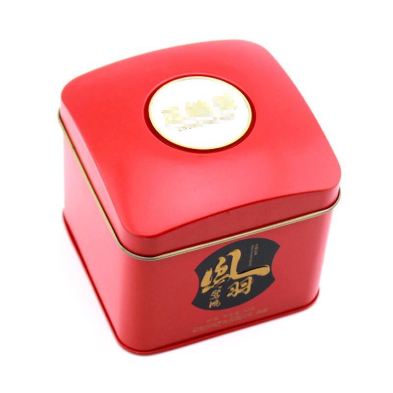 马口铁罐厂家 红茶铁罐包装 带标牌金属包装盒设计 茶叶铁盒包装生产 麦氏罐业