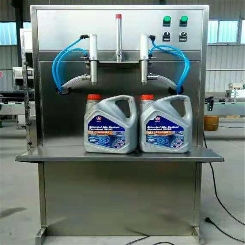 南京厂家批发袋装洗衣液卡扣灌装机 5000ml立式润滑油灌装机