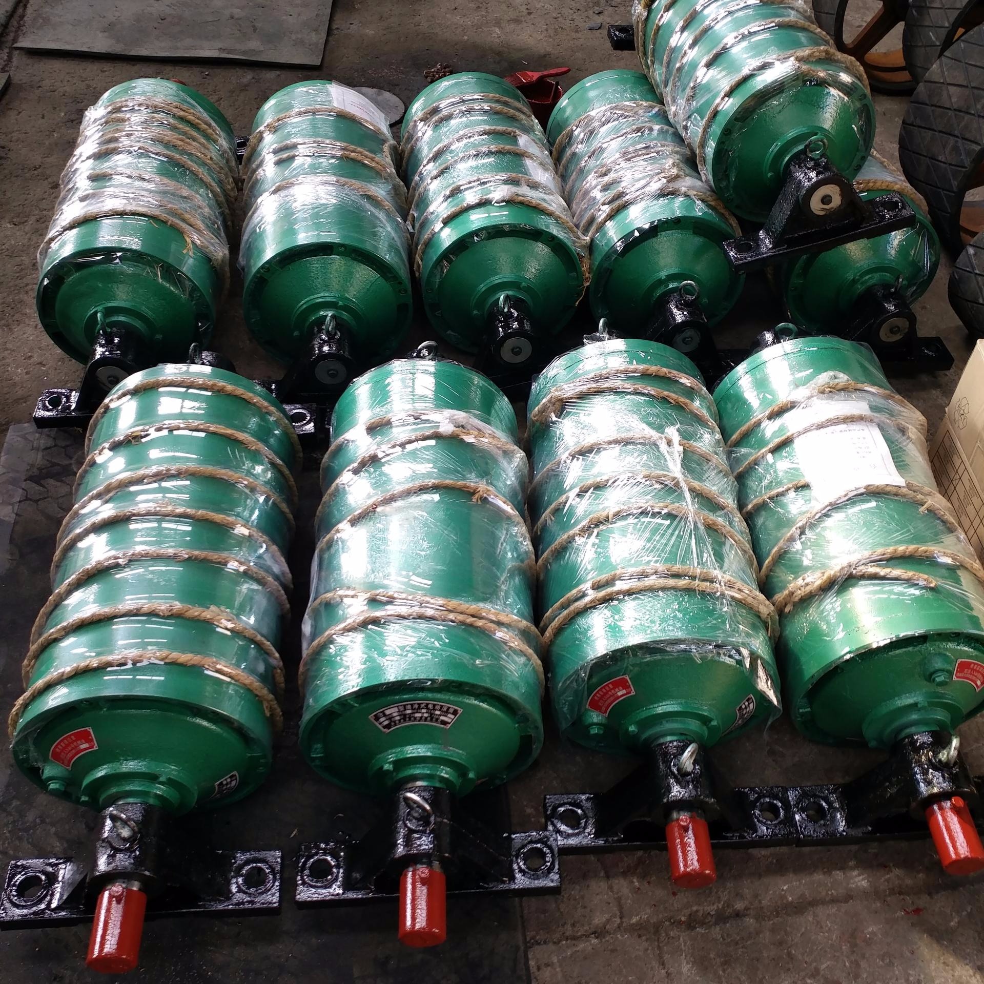河北沧州电动滚筒YTH100140-55-4行星齿轮硬齿面油冷式电动滚筒百耀机械专业生产包胶电动滚筒陶瓷电动滚筒
