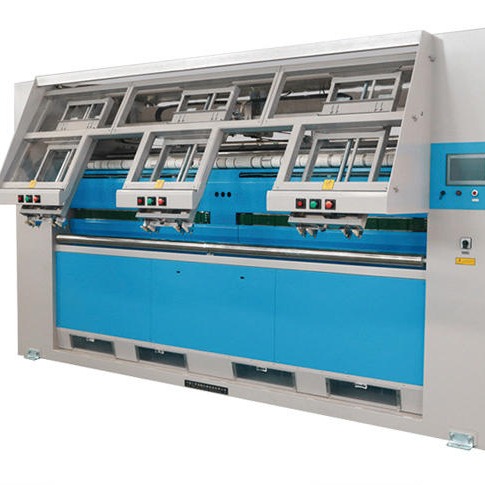 柳州全自动展布机 F-3S-3300大型送布机 工业洗涤设备 洗涤厂洗衣机 PLC大液晶屏控制界面图片