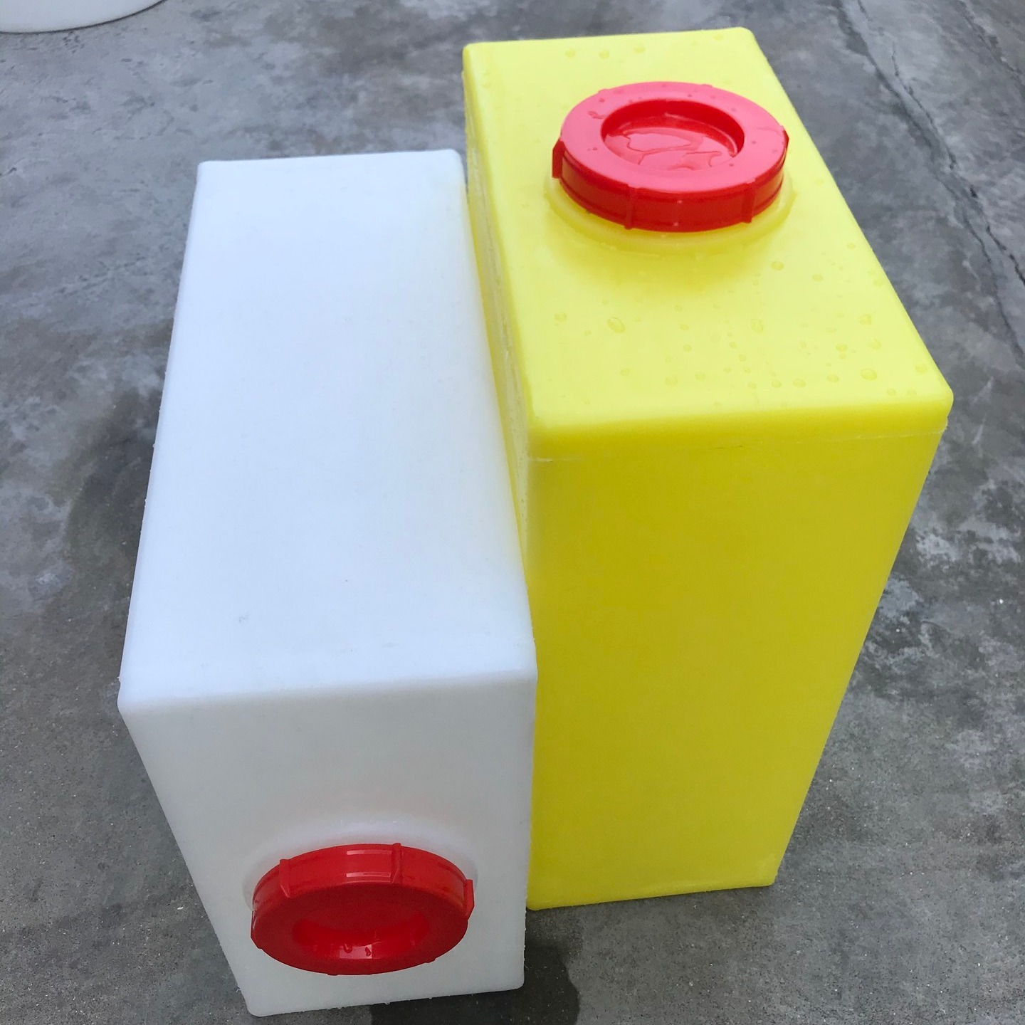 雅格塑料水箱方形加药箱 加厚防腐家用PE食品级方桶 PE塑料方形水箱