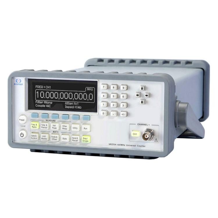 台湾仪鼎 PICOTEST 频率计数器 频率测试仪 U6220A 400MHz頻率計頻器