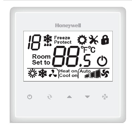 Honeywell霍尼韦尔风机盘管温控器电动二通阀温控开关T6820