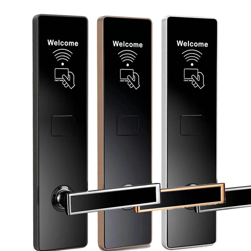 酒店门锁 磁卡感应锁 智能电子门锁IC卡锁 宾馆刷卡锁 Q8888门锁系统有时效限制图片