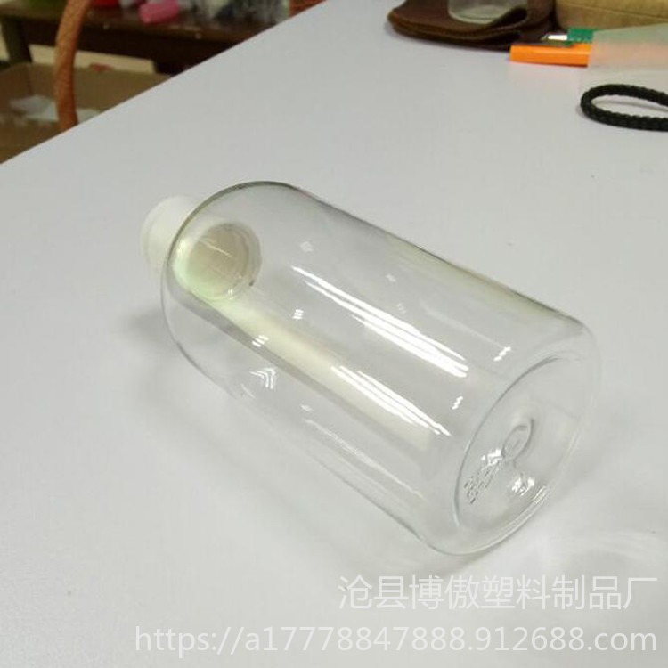 博傲塑料供应加工 透明塑料瓶  500ml消毒液瓶  500ml消毒液瓶