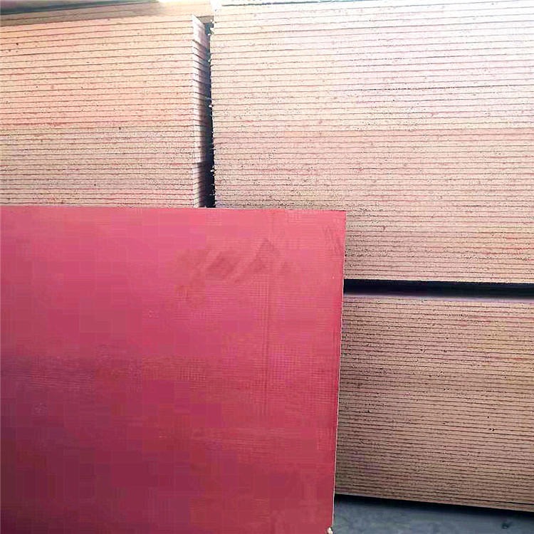 红色高强度 玻镁防火地板 集装箱房地板 轩敞厂家