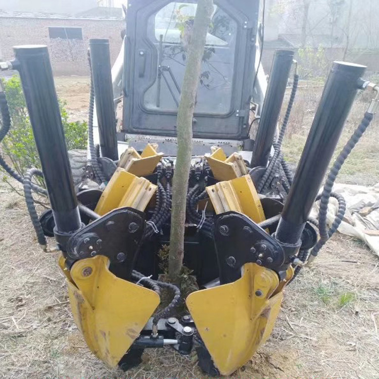 便携式铲式挖树机   园林树木移植机  汽油断根机   浣熊