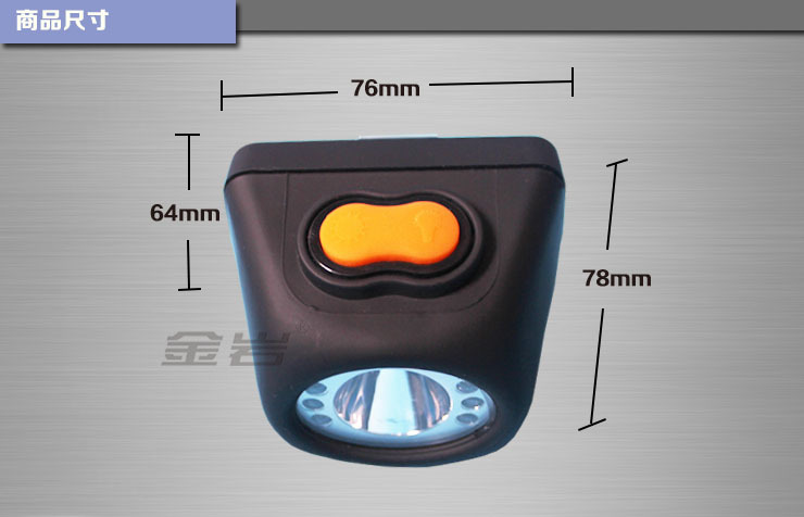 金岩IW5110B微型防爆头灯 带LCD电量显示屏带充电器 TBF915示例图5