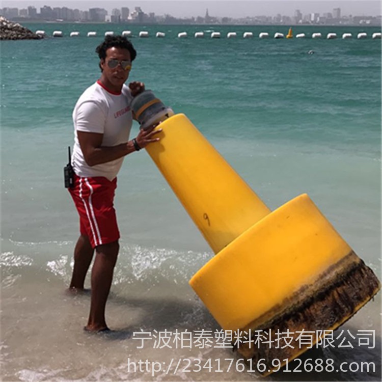 三亚海滩警示浮标 高强度PE浮标 柏泰滚塑加工