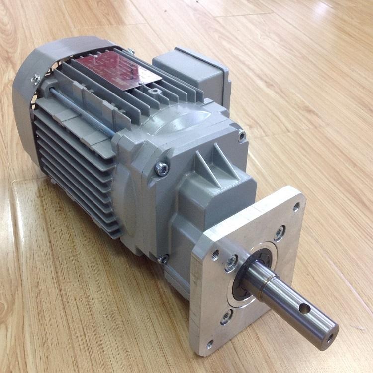 JMC小型减速机纺织机械经胶机用R97卧式硬齿面齿轮减速电机图片