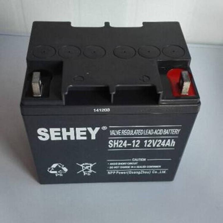 SEHEY西力蓄电池SH24-12 西力12V24AH阀控密封式铅酸蓄电池 UPS应急电源专用 现货供应