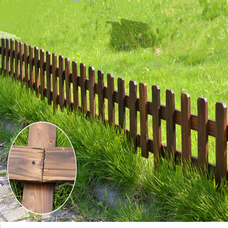 厂家现货 景区木质栅栏 园艺围栏 实木篱笆 公园木质围栏 佳星