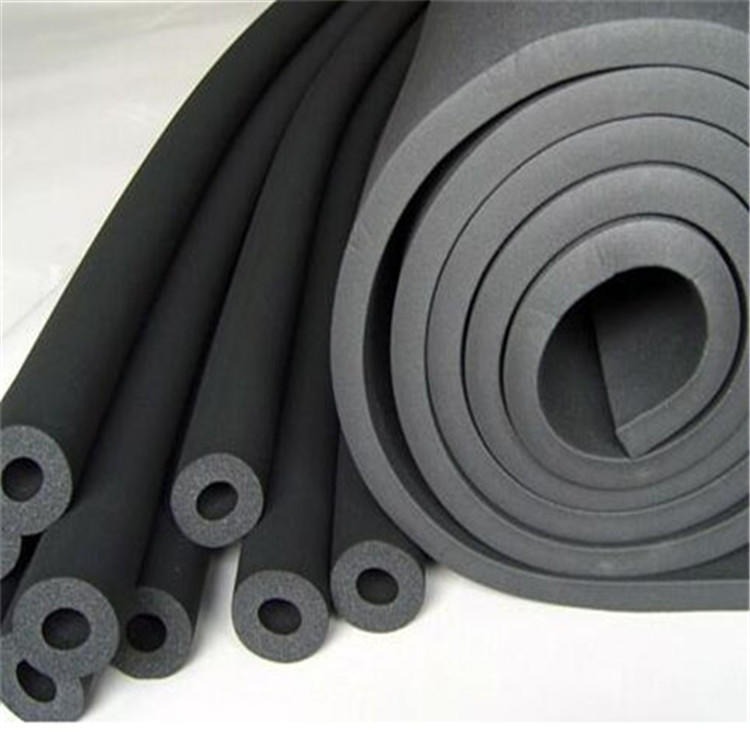 橡塑管价格实惠 彩色橡塑海绵管 空调橡塑管 背胶自粘空调管道