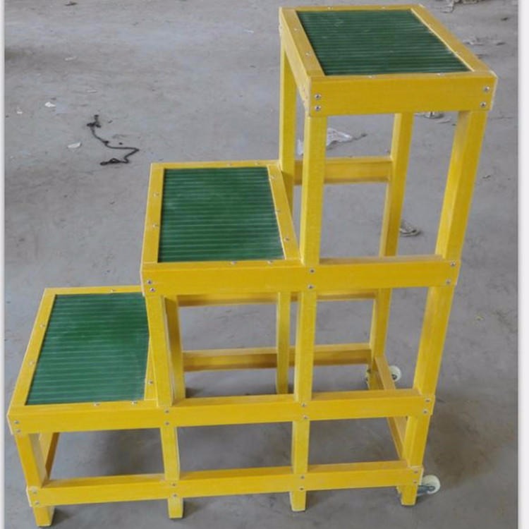 玻璃钢凳 JYD-YW 1米三步凳价格 1.2米三步凳价格 英威图片