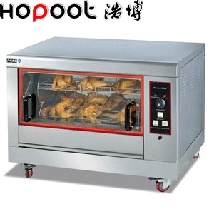 北京杰冠电烤炉    杰冠旋转式EB-266烤鸡炉    自动电烤炉厂图片