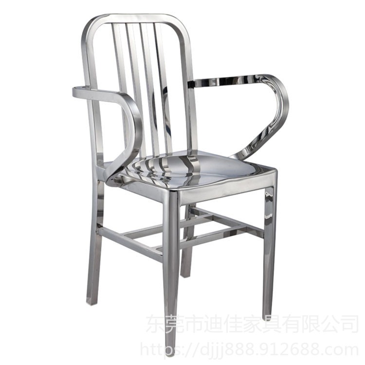 东莞迪佳家具金属餐椅子 铁艺椅子 工业风格餐椅 定制餐桌