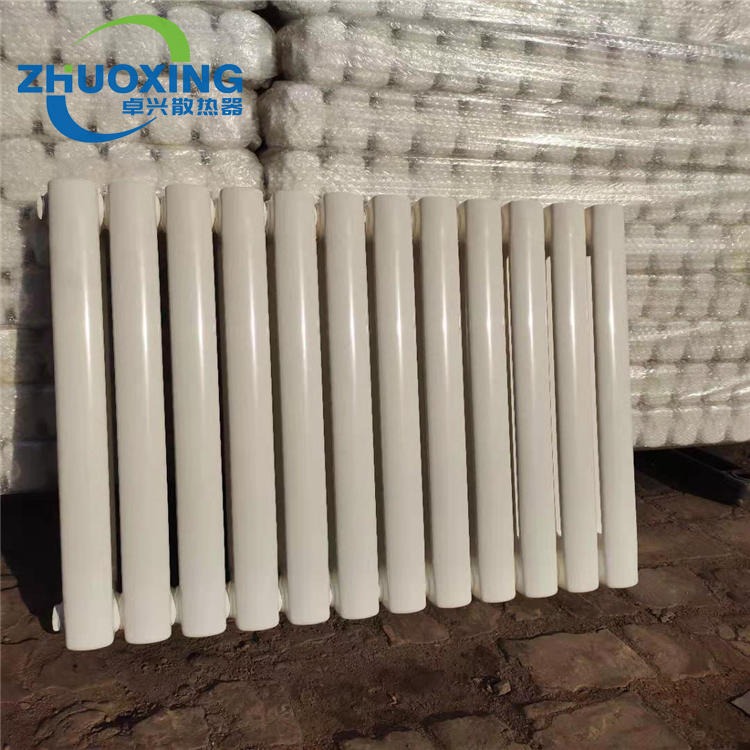 钢制暖气片 钢二柱散热器 家用水暖壁挂式暖气片加厚防腐多种型号供应 卓兴