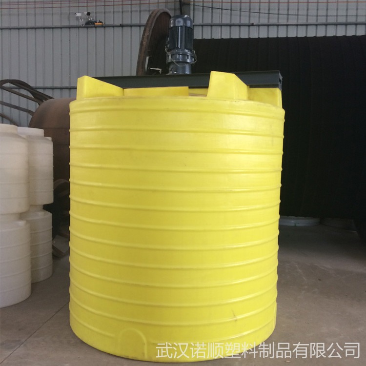 5吨PE水箱 环保水处理防腐水箱PE储水罐 诺顺5立方PE塑料水箱图片