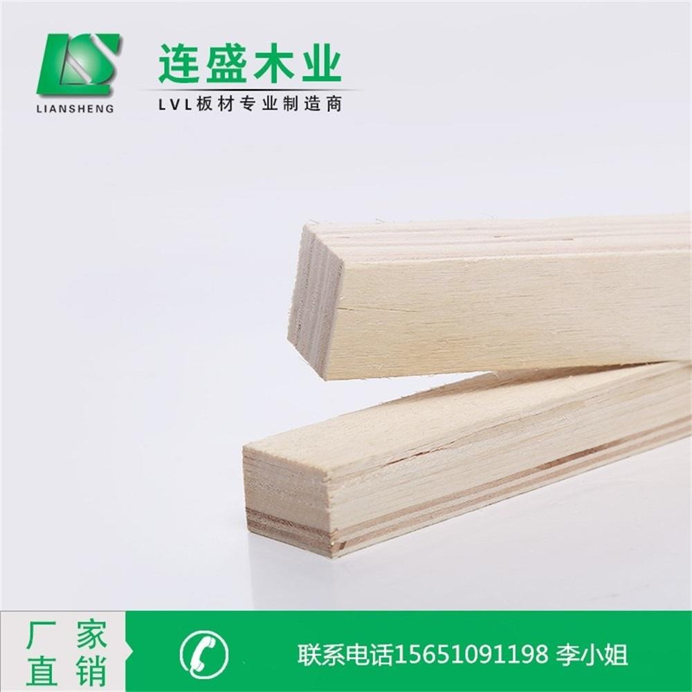 厂家生产LVL免熏蒸木方 多规格托盘包装箱用板材杨木胶合板定制