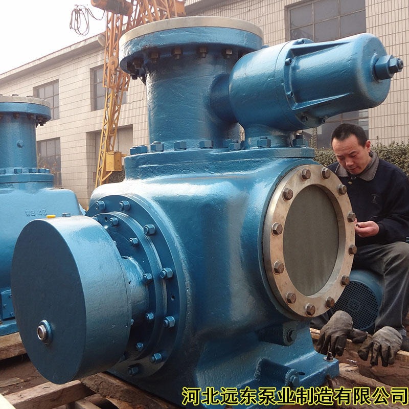 河北远东泵业 原油泵  气液混输泵  W6.5Z-75Mb1W80双螺杆泵  配:Y15KW-6电机图片