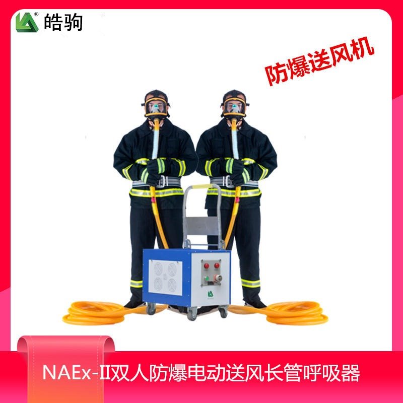 厂家生产皓驹NAEX-II系列进口软管 防爆型送风长管呼吸器 长管呼吸器厂家