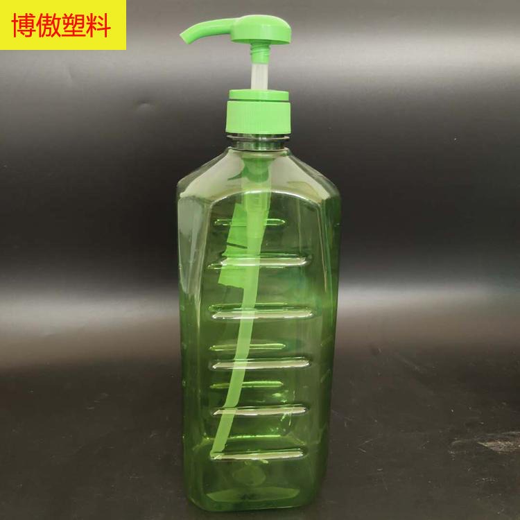 塑料洗涤灵包装瓶 博傲塑料 1.1升透明洗洁精瓶 洗洁精瓶子500ml