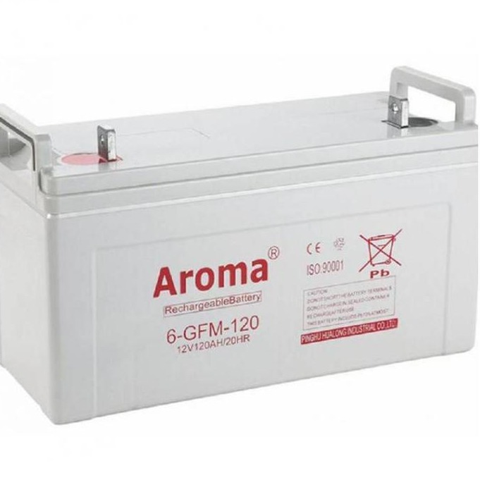 Aroma蓄电池12V120AH Aroma蓄电池6-GFM-120 UPS电源 太阳能储能蓄电池