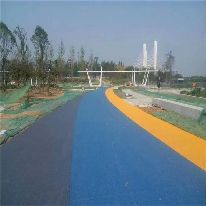 彩色沥青 彩色沥青道路 彩色沥青施工 彩色沥青工程  汇祥颜料图片