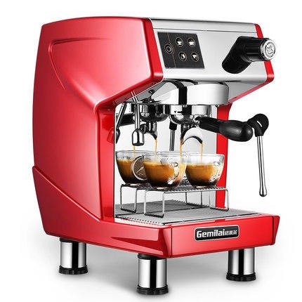 西安格米莱咖啡机商用意式半自动咖啡机多锅炉高压打奶泡机CRM3200C