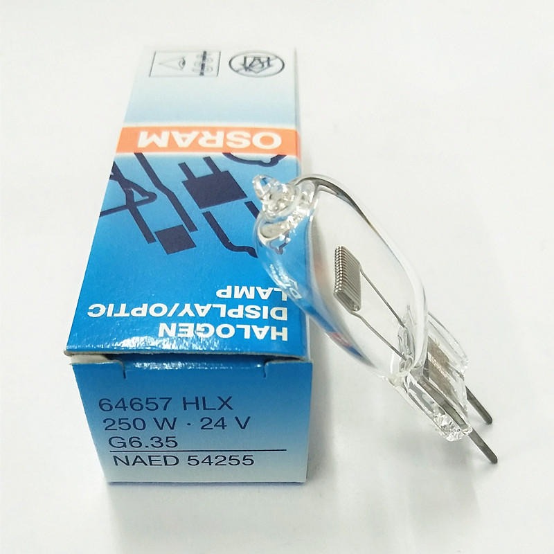 欧司朗/OSRAM HLX 64657 24V 250W G6.35米泡 光学仪器卤素灯泡