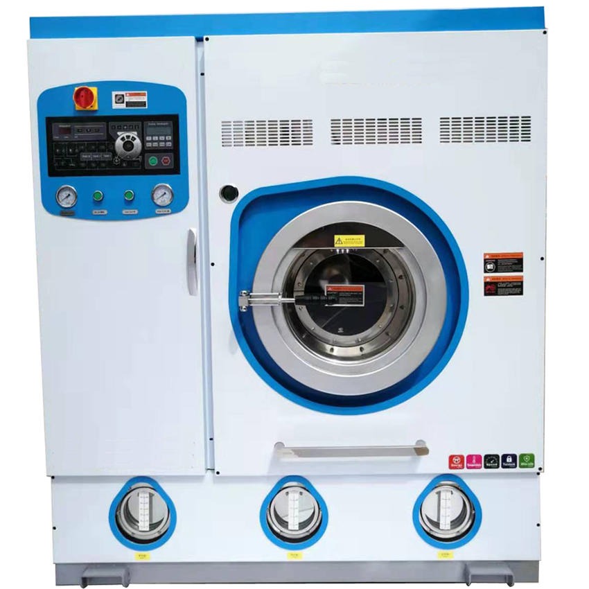P-516F全封闭四氯乙烯干洗机 多溶剂干洗设备 洗衣店设备 全自动干洗店机器出售图片