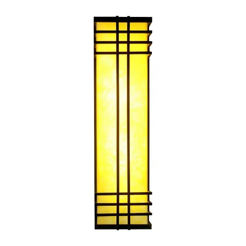 鑫永虹户外酒店别墅门柱阳台外墙中式简约铝制仿云石LED壁灯图片