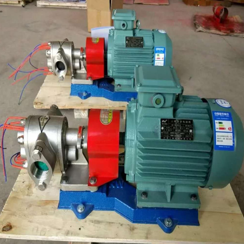 源头厂家KCB系列齿轮泵 耐腐蚀液体输送泵 电加热不锈钢齿轮泵