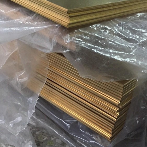 厂家批发黄铜板 H59黄铜板H62高精环保黄铜板 0.1mm-100mm黄铜板 DIY黄铜片 锢康金属图片