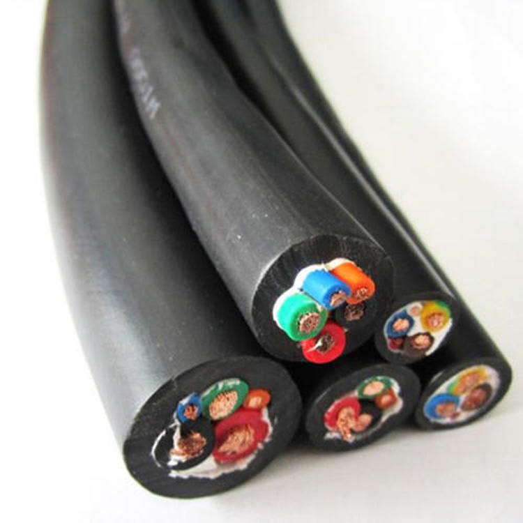 YCW橡套电缆报价 信泰出售 光纤复合铜芯重型橡套软电缆 2*35+1*10