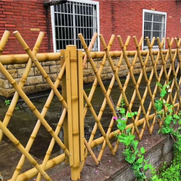 篱笆栅栏，不锈钢仿竹护栏，竹篱笆围栏，景观竹节护栏