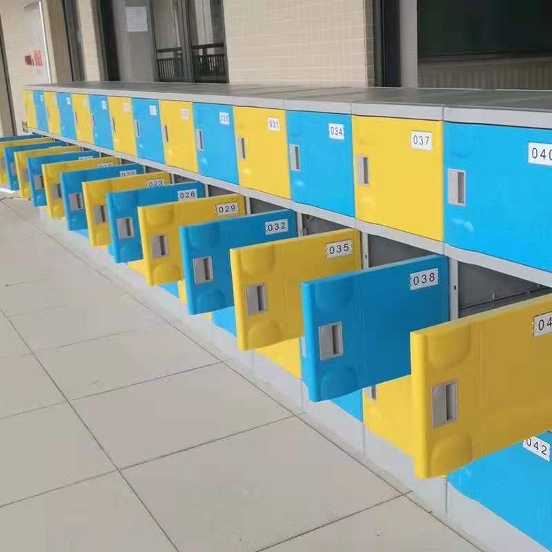幼儿园学生储物柜 彩色塑料收纳柜 abs塑料更衣柜 塑料寄存柜