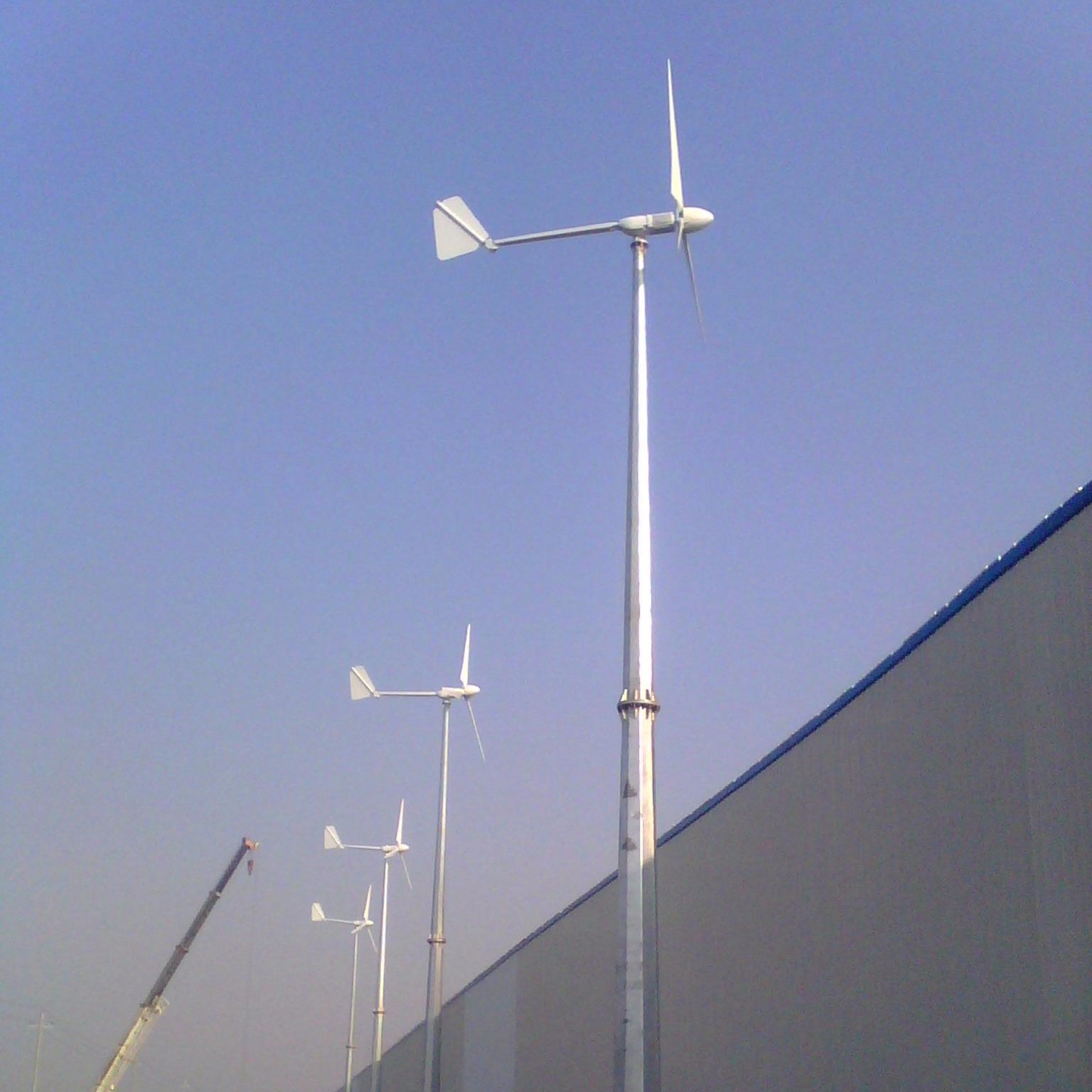 微风启动3kw永磁风力发电机小型家用风力发电机太阳能板发电系统晟成定做