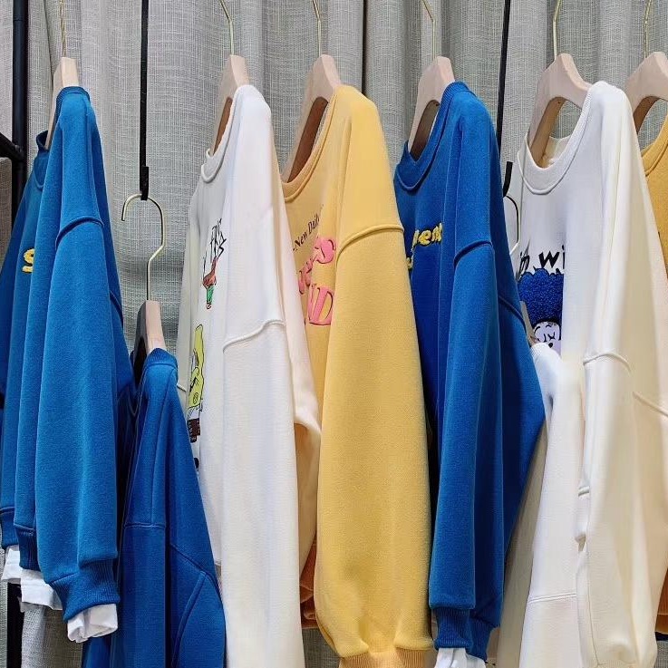 JYD加绒卫‬衣2020年冬款韩版‬时尚卫衣外贸服装厂家品牌折扣批发图片
