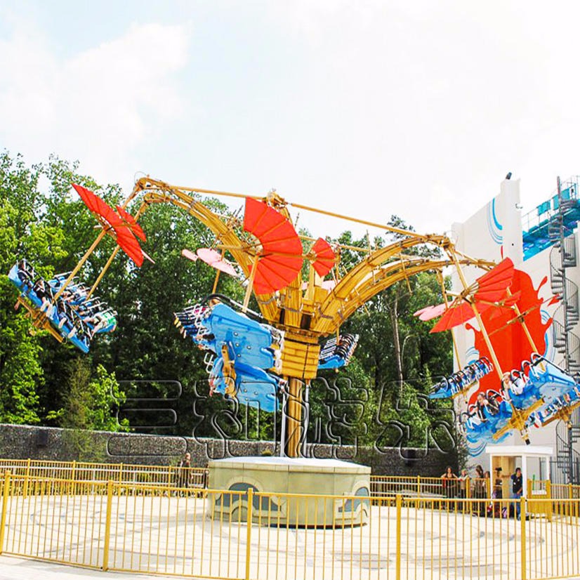 生产风筝飞行游乐设备厂家  常年供应摇头飞椅  好玩新奇游乐设备图片