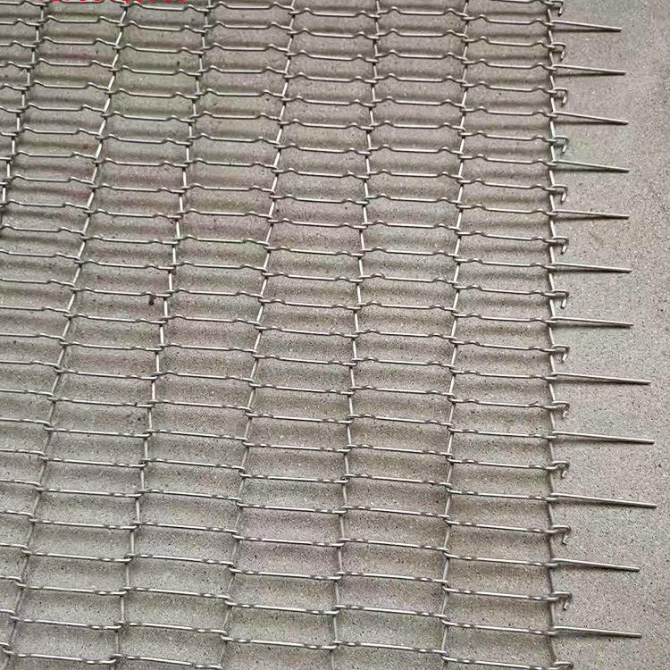 304不锈钢乙型网带 激光机耐高温网带 定做巧可力图层网带一字型图片