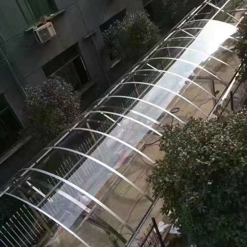 广州厂家直送 pc耐力板 透光遮阳耐力板 车棚阳台遮雨板图片