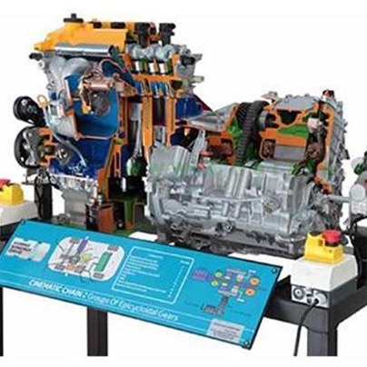 新能源汽车实训设备  FC-XNYQC-1油电混合动力解剖演示台 混合动力变速器解剖演示台 发动机实训台