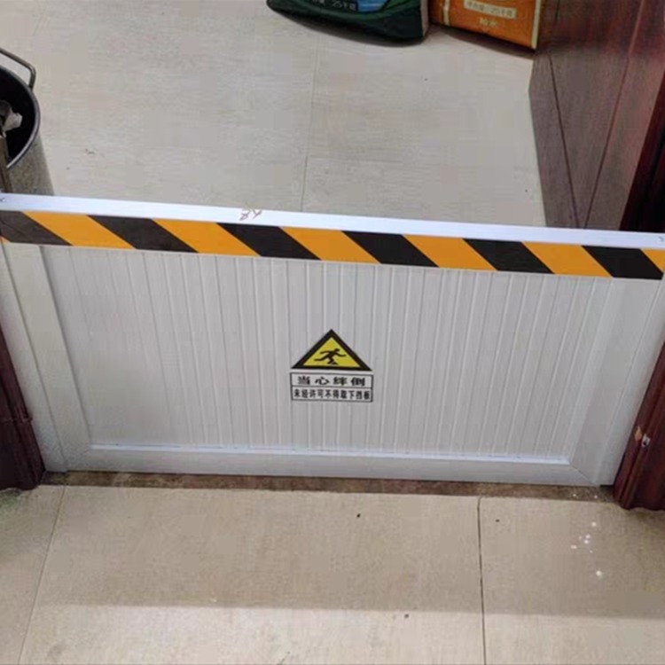 冷库机房铝合金挡水板50cm 警示标志挡板 英威防鼠挡板订做