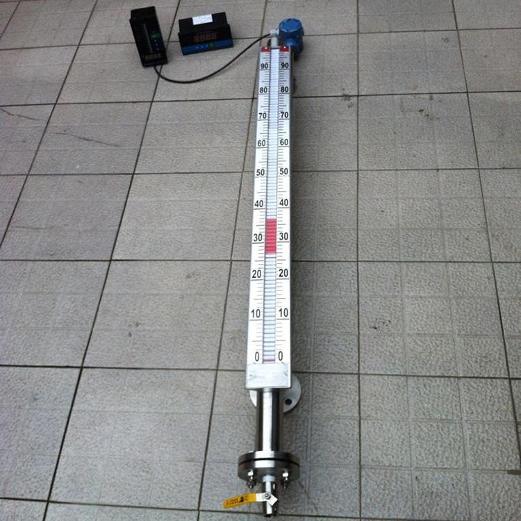 远传磁翻柱液位计 远传磁翻柱式液位计 远传型磁翻柱液位计图片