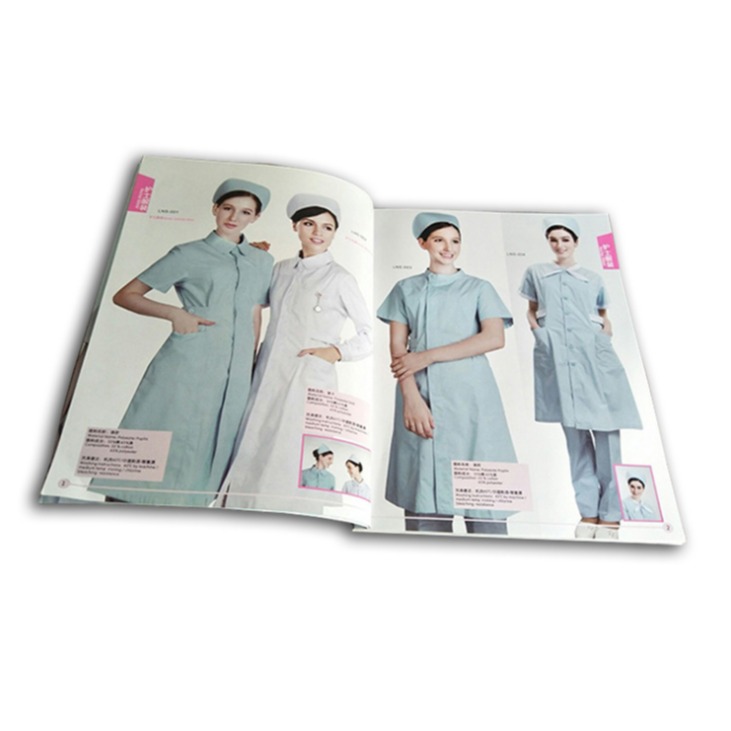 服装画册印刷 护士服产品画册 卫生服装样本 尚简印刷画册质量好